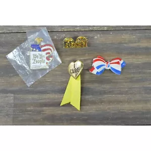 Patriotic Pin Lot Random Ribbon Care We People Other - Picture 1 of 5