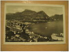 Lugano E Monte Bre Post Card Ticino Switzerland