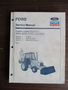Ford New Holland 455D 555D 575D 655D Service Manual - Picture 1 of 4