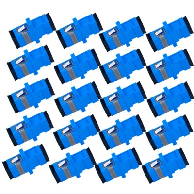 SC to SC Simplex Single Mode Fiber Optic Connector Adapter QTY 20 - Image 1 of 4