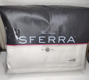 SFERRA St. Moritz Full/Queen Blanket Luxury Bedding 100% Cotton Made in Portugal - Picture 1 of 7