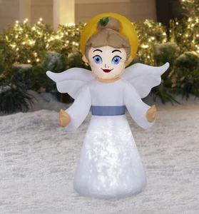 Weihnachten Aufblasbarer Engel Deko Außendeko Neu 42 cm - Bild 1 von 3