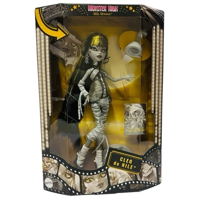 CLEO DE NILE - Monster High Reel Drama Collector Doll in Black and White Reprod - Image 1 of 3