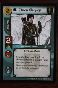 Juego de Tronos CCG - "Theon Greyjoy" #U 94 - Imagen 1 de 1