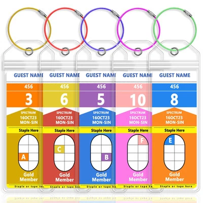 BODUOYEJIEYI t5 Pack Cruise Luggage Tags for Royal Caribbean Ships and Celebrity, Clear Ta...