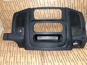 1000252TRMAA 2002 - 2005 Dodge Ram 1500 2500 OEM Center Dash Bezel Vents Black - Picture 1 of 17