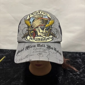 Disneyland Pirates of the Caribbean Baseball Hat Cap Dead Men Tell No Tales Adul - Picture 1 of 10