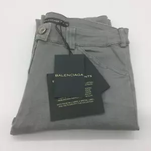 BALENCIAGA LADIES 40 LIGHT GREY SKINNY FIT DENIM JEANS RRP £189  AD - Picture 1 of 5