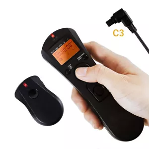 Wireless Remote Control Timer Remote For Canon EOS 5DIII 5DII 5D 6D 7D 6DII 7DII - Picture 1 of 10