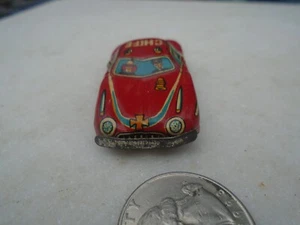 VINTAGE TIN LITHO FIRE CHIEF CAR JAPAN 2# - Picture 1 of 5