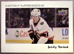 2022-23 Upper Deck Instant Impressions #PZ-16 Brady Tkachuk Ottawa Senators - Foto 1 di 1