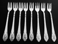 1933 MARQUISE ROGERS INTERNATIONAL SET of 8 COCKTAIL SEAFOOD FORKS