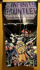 1991 Infinity Gauntlet Promotional Poster Thanos 36 X 18