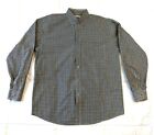 Wrangler Riata Shirt Button Up Mens Large 16 1/2 Long Sleeve 35/36 Plaid