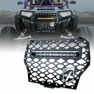 Steel Grille Mesh w/ 14" LED Light Bar for 2017-2018 Polaris RZR 1000 XP Turbo - Bild 1 von 8