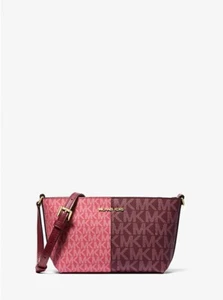 Borsa a tracolla Michael Kors Jet Set piccola bicolore logo 35F4GTVC1V. - Foto 1 di 3