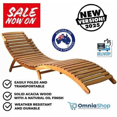 Sun Lounge Patio Outdoor Lounger Furniture Garden Pool Chair Beach Sunbed Vidaxl - image 1 of 4