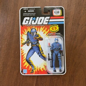 2008 Hasbro Gi Joe 25th Cobra Commander v1 SEALED CARTOON CARDED FIGURE MOSC MT - Bild 1 von 2