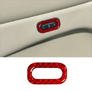 Red Carbon Fiber Interior Memory Seat Control Cover Trim For Dodge Durango - Picture 1 of 14