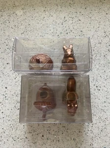 New Copper Acorn & Squirrel Fall Taper Candle Holders, Bed Bath & Beyond 4 Pcs. - Imagen 1 de 7