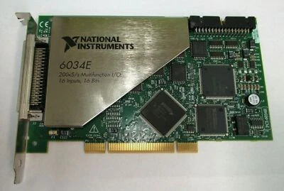 National Instruments PCI-6034E NI DAQ Card 16 bit Analog Input Multifunction - Photo 1/4