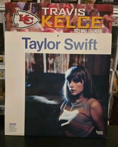 Taylor Swift & Travis Kelce 2025 12x24" 16 Month Wall Calendars SEALED - Picture 1 of 4