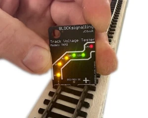 Probador de voltaje de pista BLOCKsignalling TKM2 DC & DCC (N, HO, OO, S, TT) SEIS NIVELES - Imagen 1 de 2