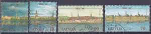 LATVIA 2001 Riga City - 800 years, full set of used stamps - Picture 1 of 1