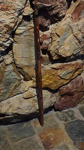 Antique Brass Victorian Handle Wooden Vintage Style Walking Stick Cane Designer - Picture 1 of 3
