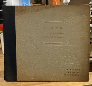 BEETHOVEN Konzert Nr. 4 4x78 Buch A Victor Musik Meisterwerk DM 146 Schnabel - Bild 1 von 4