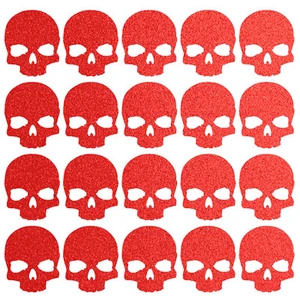 20x Reflektoraufkleber, Totenkopf Reflexsticker reflektierende Aufkleber Skull - Picture 1 of 1