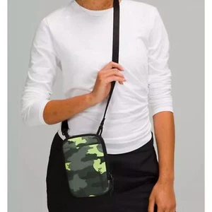 Lululemon Easy Access Crossbody Bag Heritage 365 Camo Neo Mint Multi New - Picture 1 of 10