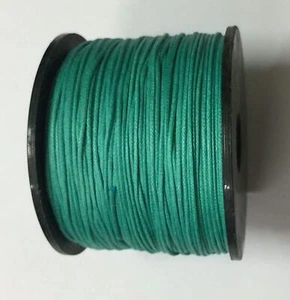 Wax Cotton Cord For DIY Jewelry Making Beading 100 Mtr, 0.5MM Teal - Picture 1 of 2