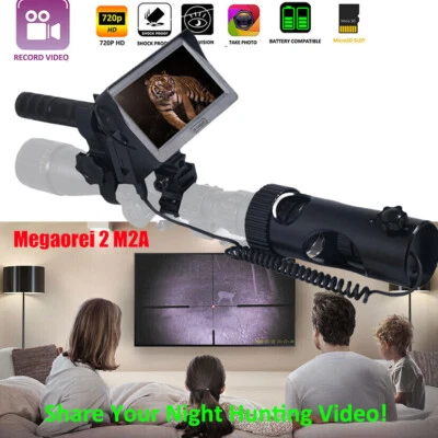 MARKENLOS Megaorei 2 400M Infrarot Jagd 4,3" Nachtsicht Zielfernrohr Beschreibbar Kamera