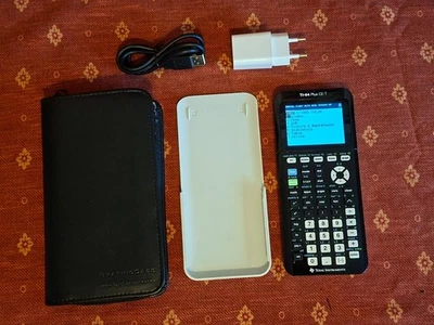 Texas Instruments TI-84 Plus CE-T Grafikrechner mit Schutztasche - Schwarz - Bild 1 von 4