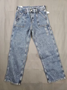 Gap KIDS Carpenter Denim Jeans Pants Sz 12 NEW - Picture 1 of 9