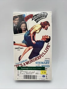 It's a Wonderful Life VHS 1989 (Colorized Version) Sealed New - Picture 1 of 4