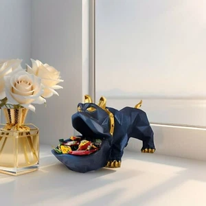 Soporte de Almacenamiento Decorativo Diseño Bulldog - Llamativa Estatuilla Animal para Hogar - Imagen 1 de 6