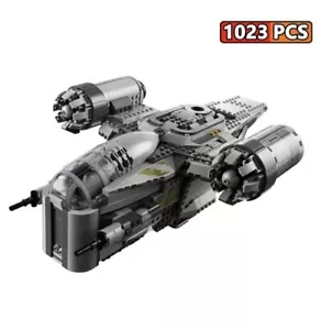 Star Wars - The Razor Crest Baustein Set - 1023+ Teile Kämpf Raumschiff - STAR - Bild 1 von 6