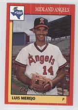 1990 Grand Slam Midland Angels Luis Merejo #23