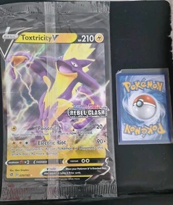 Pokemon Toxtricity V 070/192 Rebel Clash Promo Jumbo  Card New Sealed - Picture 1 of 1