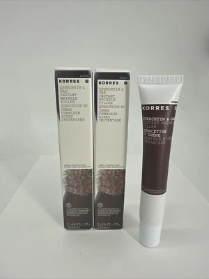 LOT OF 2 Korres Quercetin & Oak Instant Wrinkle Filler Full Size 0.68 fl oz NEW - Image 1 of 4