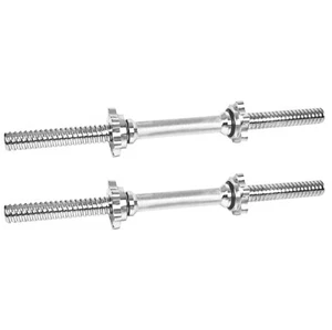 Spinlock DUMBBELL BARS Standard 1 Inch Plates Weightlifting Bar & Collars Set - Picture 1 of 8