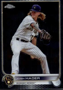 2022 Topps Chrome Josh Hader Milwaukee Brewers #119 - Picture 1 of 2