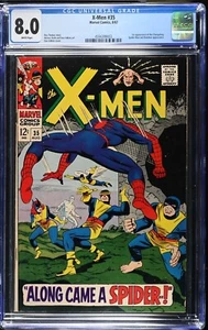 1967 X-Men 35 CGC 8.0 1st Changling Appearance Spider-Man Cover. - Picture 1 of 2