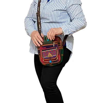 Weichnachts Geschenk-Handgefertigte Kelim-Tasche aus traditionellen Teppichen - Bild 1 von 4