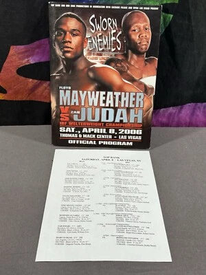 Floyd Mayweather vs Zab Judah April 8, 2006 Official On-Site Boxing Program.  - Image 1 of 4