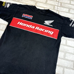 Honda Racing Team T-Shirt Herren Gr. Medium Kurzarm Rundhals in Schwarz - Bild 1 von 11
