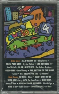 Awesome 4 - Various Artists (Cassette) House of Pain, Public Enemy, Salt-N-Pepa - Picture 1 of 1