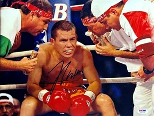 Julio Cesar Chavez Signed 11x14 boxing Photo PSA 6A13159 - Picture 1 of 2